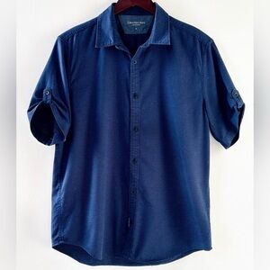 Calvin Klein Jeans Men's M Navy Blue Shirt
